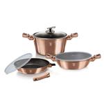 Kép 1/2 - Berlinger Haus 6 részes edénykészlet levehető nyéllel, Metallic Line Rose Gold Edition - BH-7051