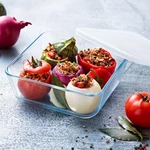 Kép 1/2 - pyrex-cook-and-freeze-sutobe-helyezheto-hoallo-sutotal-muanyag-fedovel-20x20-cm-2-liter-283496
