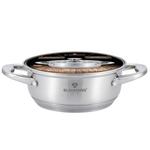 Kép 2/2 - Blaumann Satin Gourmet Line rozsdamentes alacsony lábas üvegfedővel 26 cm 5 liter - BL-3311