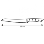 Kép 2/2 - Tescoma Azza háztartási kenyérvágó kés 22 cm - 884536