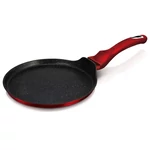 Kép 1/4 - márvány bevonatos indukciós palacsintasütő 24 cm - BH-1272 Berlinger Haus Burgundy Metallic Line