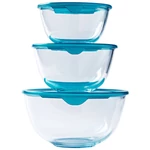 Kép 5/6 - Pyrex Prep & Store üveg keverőtál fedővel 2 liter 21 cm - 203213