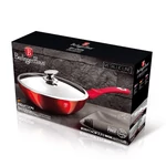 Kép 4/4 - Berlinger Haus wok serpenyő fedővel 28 cm Burgundy - BH-1265