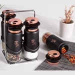 Kép 3/3 - Berlinger Haus fűszertartó állvány 4 részes Black Rosegold - BH-1999