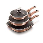 Kép 1/4 - Berlinger Haus 6 részes serpenyő szett fedővel, Rosegold - BH-6195