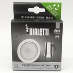 Kép 2/2 - Bialetti Venus, Musa, Kitty 4 személyes kávéfőzőhöz szilikon tömítés + szűrő - 800411