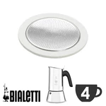 Kép 1/2 - Bialetti 4 személyes Venus - Musa kotyogós kávéfőzőkhöz 1 db szilikon pót gumi + szűrő