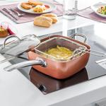 Kép 4/4 - Blaumann Le Chef Line 4 részes négyszögletű olajsütő / sütőedény 24 cm