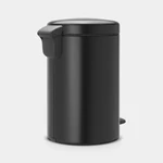 Kép 2/3 - Brabantia NewIcon pedálos szemetes 12 liter, Matt Black - 113741