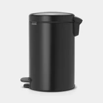 Kép 3/3 - Brabantia NewIcon pedálos szemetes 12 liter, Matt Black - 113741