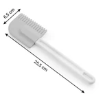 Kép 2/2 - Szilikon spatula habverőkhöz alkalmas tisztítóval Tescoma Delicia