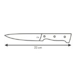 Kép 2/4 - Tescoma Home Profi hússzeletelő kés 13 cm - 880522