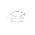 Kép 2/2 - Tescoma FreshBox Négyzet alakú ételtároló doboz