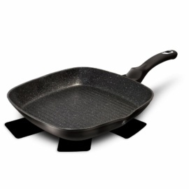 Berlinger Haus Grill serpenyő, 28 cm, Black Silver Collection

 - BH-1846