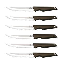 Berlinger Haus 6 részes steak késkészlet, fekete - BH-2784