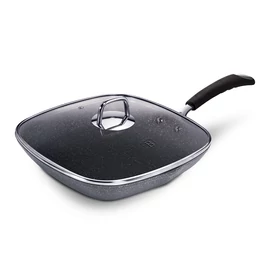 Berlinger Haus Grill serpenyő fedővel, 28 cm, Stone Touch Line - BH-6108