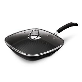 Berlinger Haus Grill serpenyő fedővel, 28 cm, Black Professional Line - BH-6130