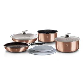 Berlinger Haus 9 részes edénykészlet, Metallic Line Rose Gold Edition - BH-6147