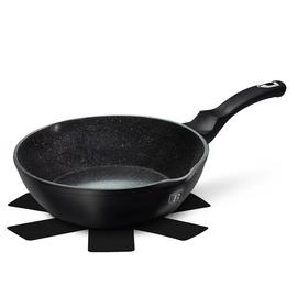 Berlinger Haus Mély serpenyő dupla kiöntő csőrrel, 24 cm, Black Silver Collection

 - BH-6185
