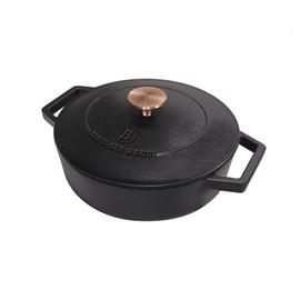Berlinger Haus Öntöttvas alacsony lábas, 26 cm, fekete - BH-6493