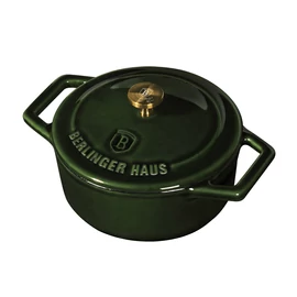 Berlinger Haus Mini öntöttvas fazék, 10 cm, smaragdzöld - BH-6501