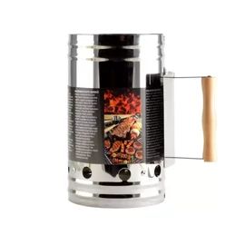 Perfect Home Faszénbegyújtó hordó rozsdamentes acél (14757)