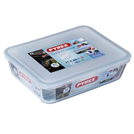 Pyrex COOK&amp;FREEZE tégl. sütőtál+műa.tető 22x17x6 cm 1,5l - 203230