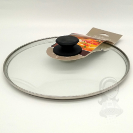 üvegfedő 28 cm edényekhez Prime Chef fém szélű - 8249505