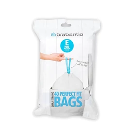 szemeteszsák 20 literes kukához ( E ) - 362002 Brabantia Perfect Fit 40 darabos,