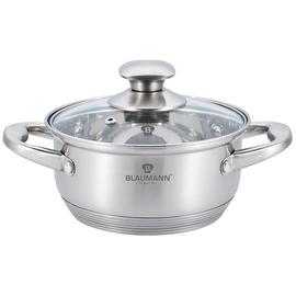 Blaumann Satin Gourmet Line rozsdamentes alacsony lábas üvegfedővel 26 cm 5 liter - BL-3311