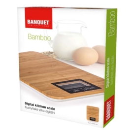 Banquet Bamboo digitális konyhai mérleg 5 kg - 28700921