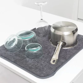 Brabantia mikroszálas csepegtető tálca 47 x 40 cm Dark Grey - 117626