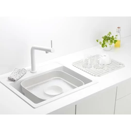 Brabantia mosogató tál szárítótálcával Light Gray - 302688