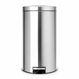 halkan zárodó pedálos szemetes 45 literes ujjlenyomatmentes kivitel matt chrom Brabantia Silent - 424205,