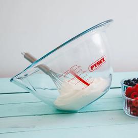 Pyrex keverőtál 4,2l 30cm /mércés-dönthető-csőrös - 203206