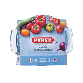 hőálló sütőtál kerek 1,4 liter (1 + 0,4) - Pyrex Classic 203013