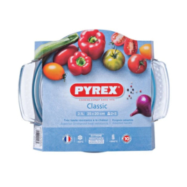 hőálló sütőtál kerek 2,1 liter (1,5 + 0,6) 20 cm - Pyrex Classic 203014