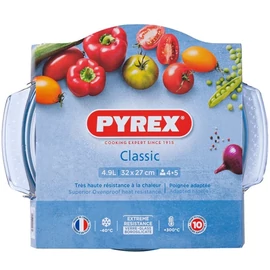 hőálló sütőtál kerek 4,9 liter (3,5 + 1,4) 27 cm - Pyrex Classic 203041