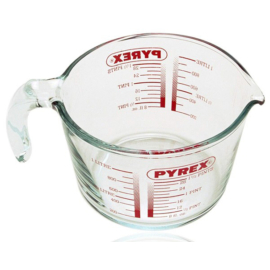 Pyrex hőálló üveg mérőpohár 1 liter