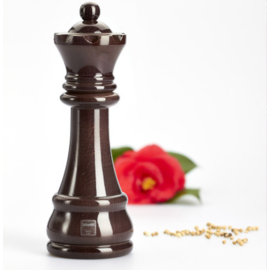 sakkfigura borsőrlő 23 cm Bisetti sötét királynő - 127051