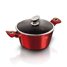 Berlinger Haus lábas fedővel 20 cm, 2,5 liter Burgundy - BH-1256