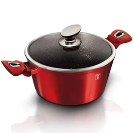 Berlinger Haus lábas fedővel 30 cm, 8 liter Burgundy - BH-6192
