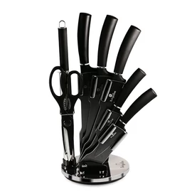 Berlinger Haus 8 részes késkészlet állvánnyal Black Silver - BH-2565