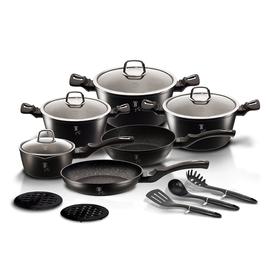 Berlinger Haus 15 részes edénykészlet Black Silver - BH-6155