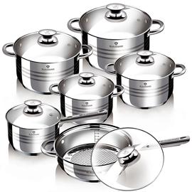 Blaumann Gourmet line rozsdamentes edénykészlet 12 részes - BL-1031