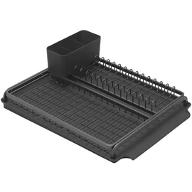 prémium rozsdamentes edényszárító tálcával nagy - 117404 Brabantia Dark Grey