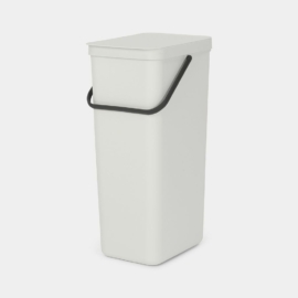 konyhaszekrénybe vagy falra akasztható szelektív szemetes 40 literes White - 251061