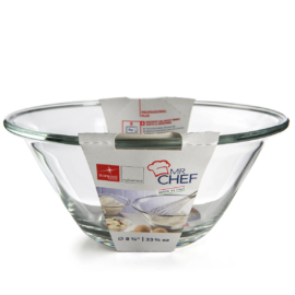 Bormioli Rocco Chef üveg salátástál 22 cm átmérővel