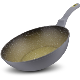 Lamart Olive tapadásmetes wok serpenyő  28 cm - LT1197