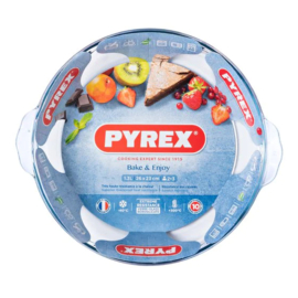 Pyrex üveg pite és gyümölcstorta sütőforma 26 cm